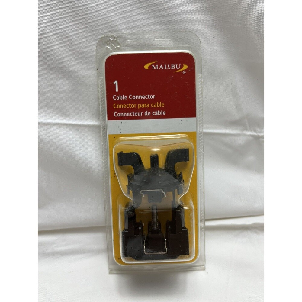Malibu 8150-9801-01 Cable Connector Low Voltage, Black
